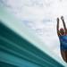 A young competitor prepares to perform a backward dive on Monday, July 22. Daniel Brenner I AnnArbor.com